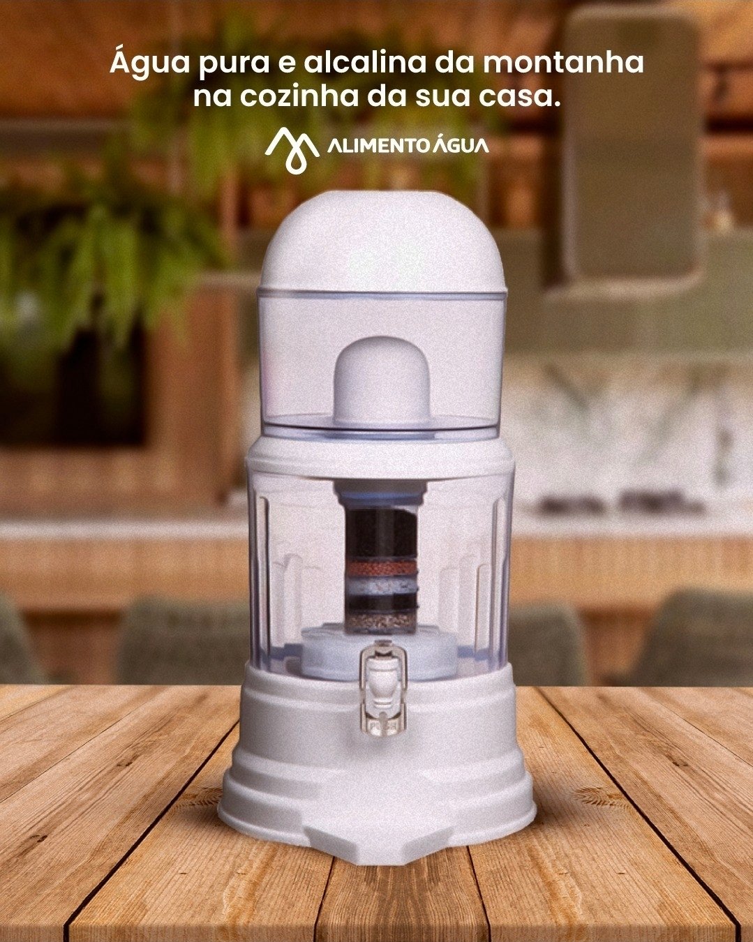 Torre Alimento Água na Cozinha