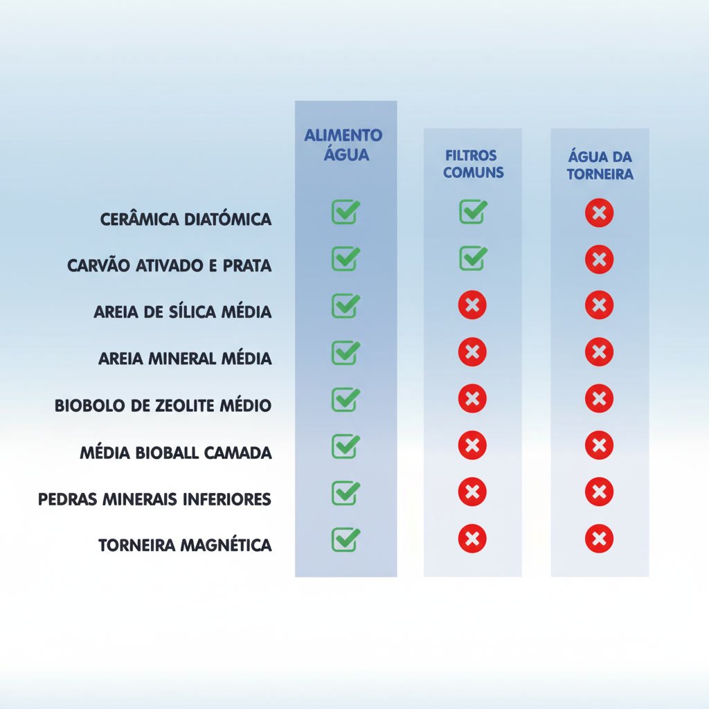 Tabela Comparativa Alimento Água